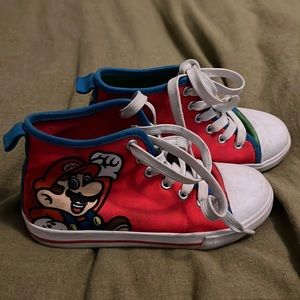 Mario high top sneakers size 13